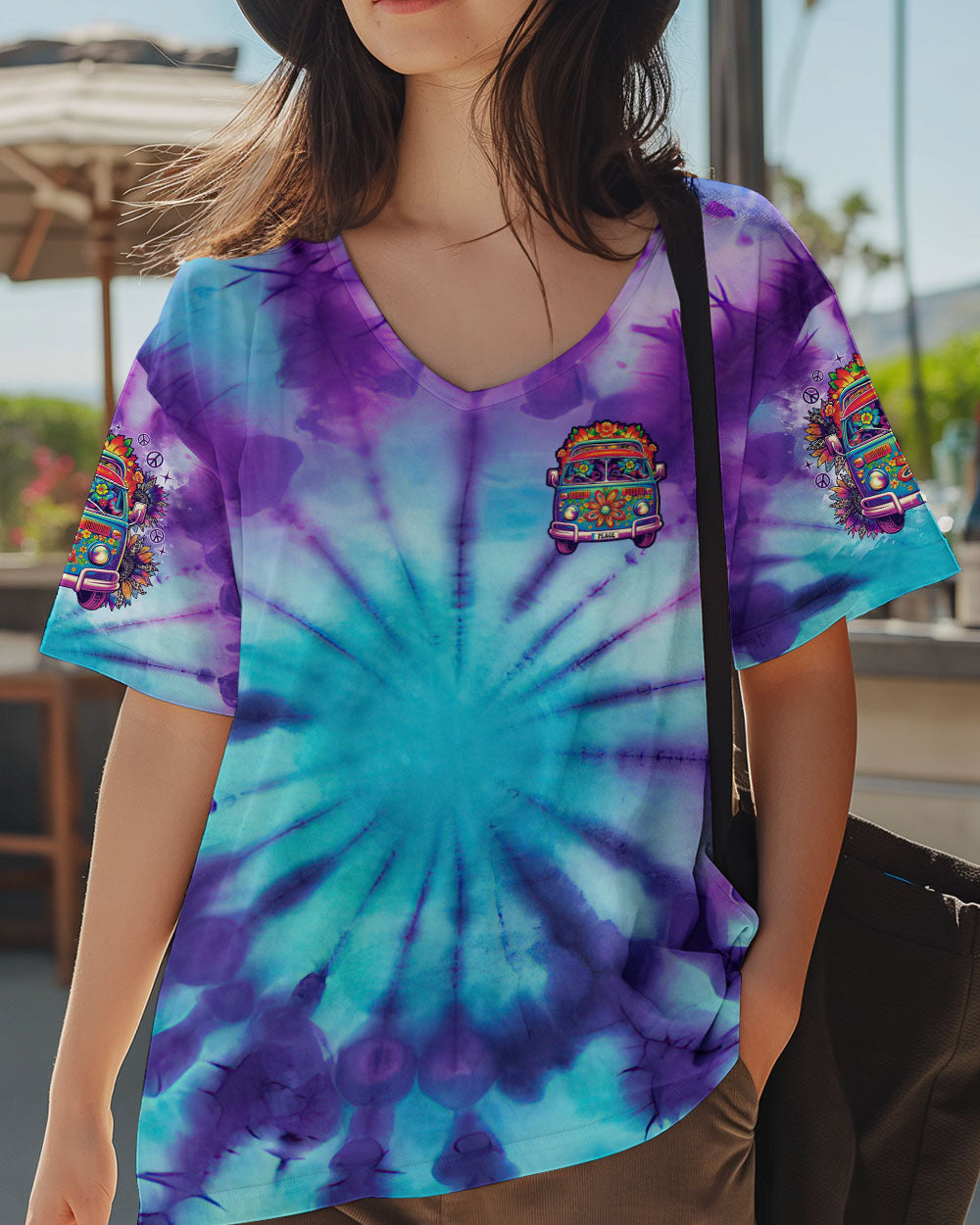 Older Now But Im Still Runnin Against the Wind Psychedelic Bus Tie Dye AOP Shirts _13_ 5JkXi