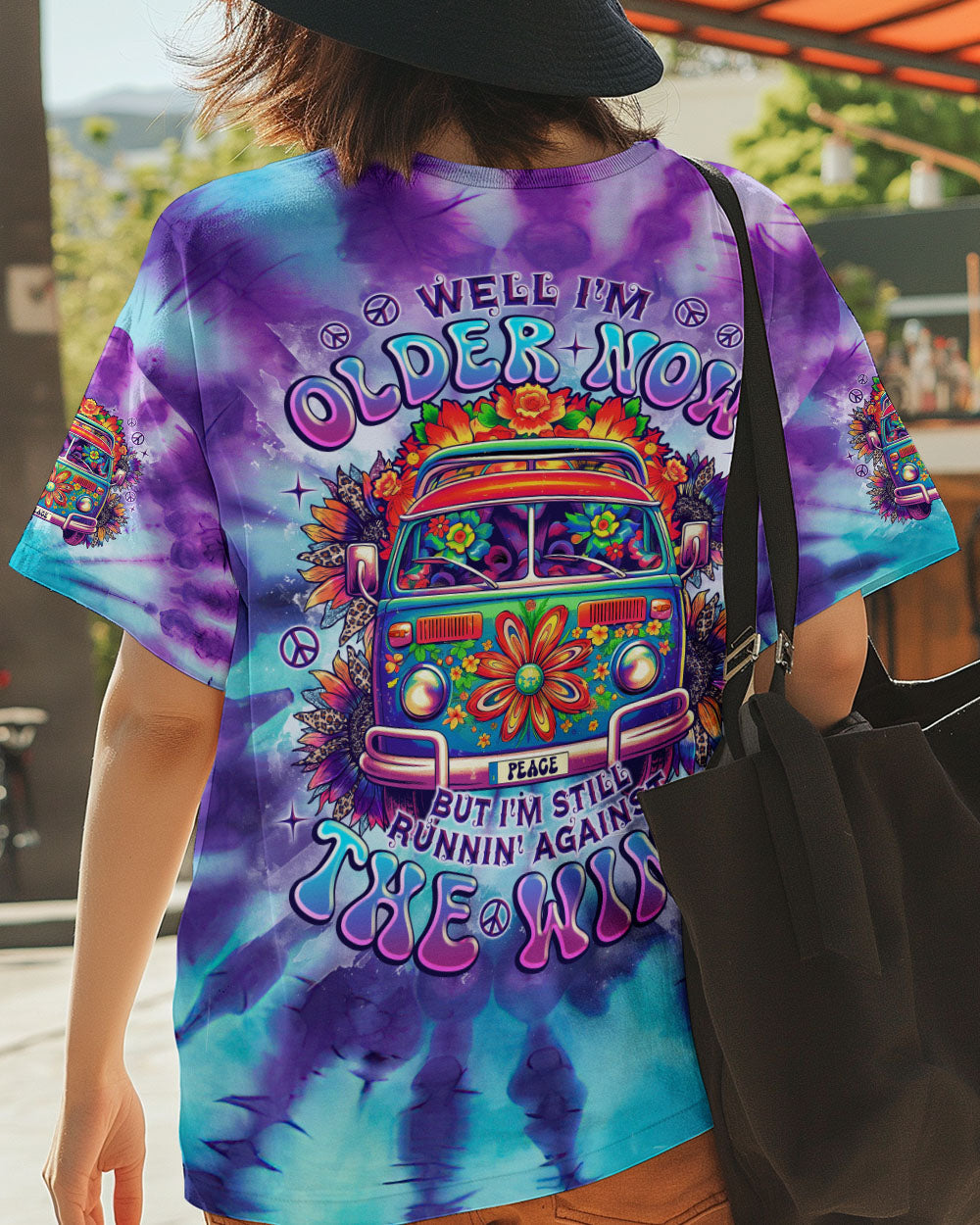 Older Now But Im Still Runnin Against the Wind Psychedelic Bus Tie Dye AOP Shirts _1_ a2xNB