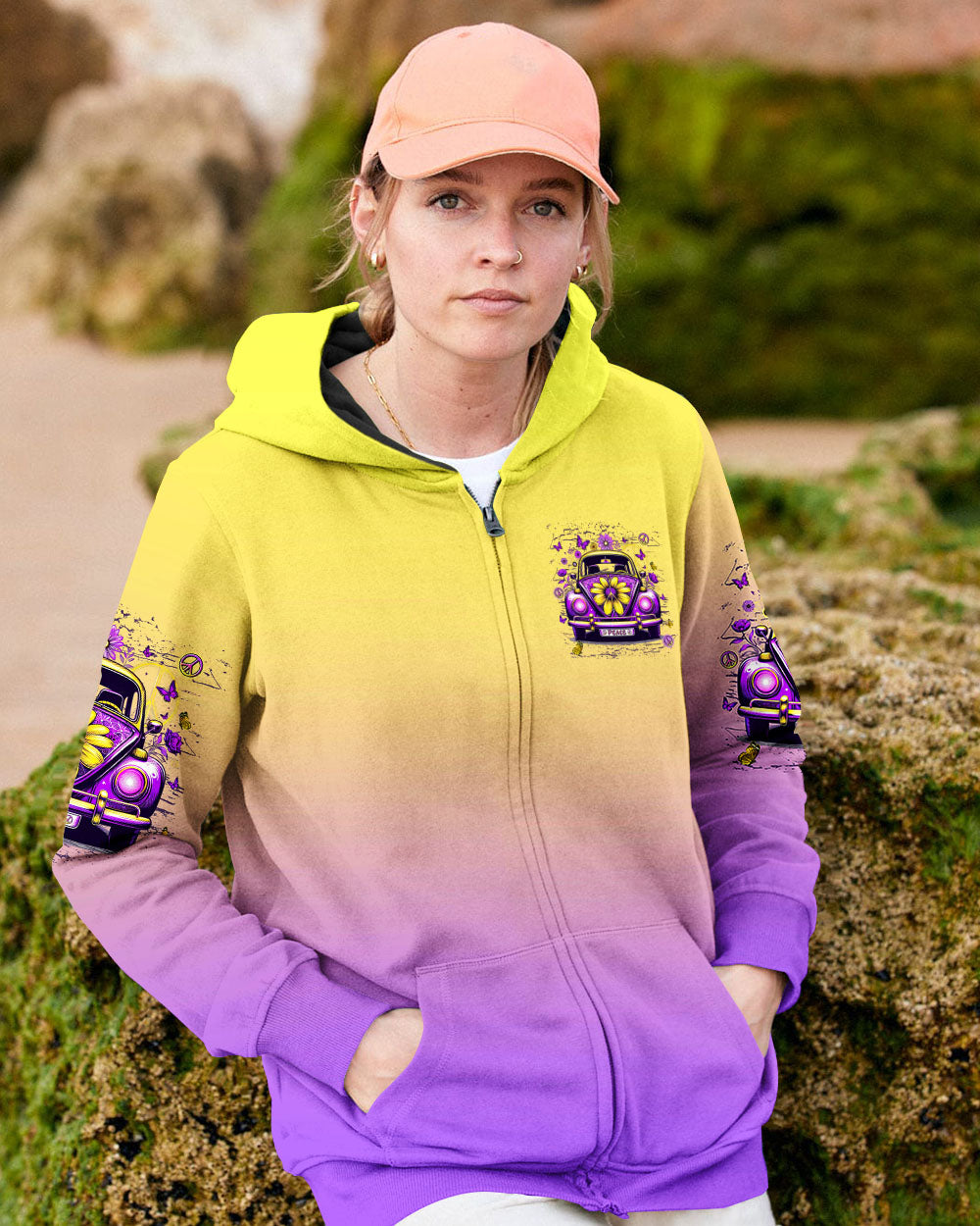 Older Now But Im Still Runnin Against the Wind Purple Peace Car Graphic AOP Shirts _4_ Pn2a2