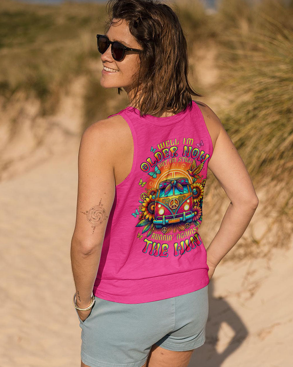 Older Now But Im Still Runnin Against the Wind Retro Van and Sunflowers AOP Shirts _7_ 3PIKP