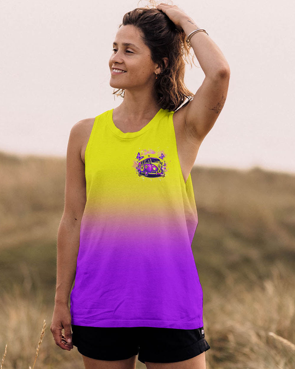 Older Now But Im Still Runnin_E2_80_99 Against the Wind Colorful Peace Bus AOP Shirts _10_ DGwHV