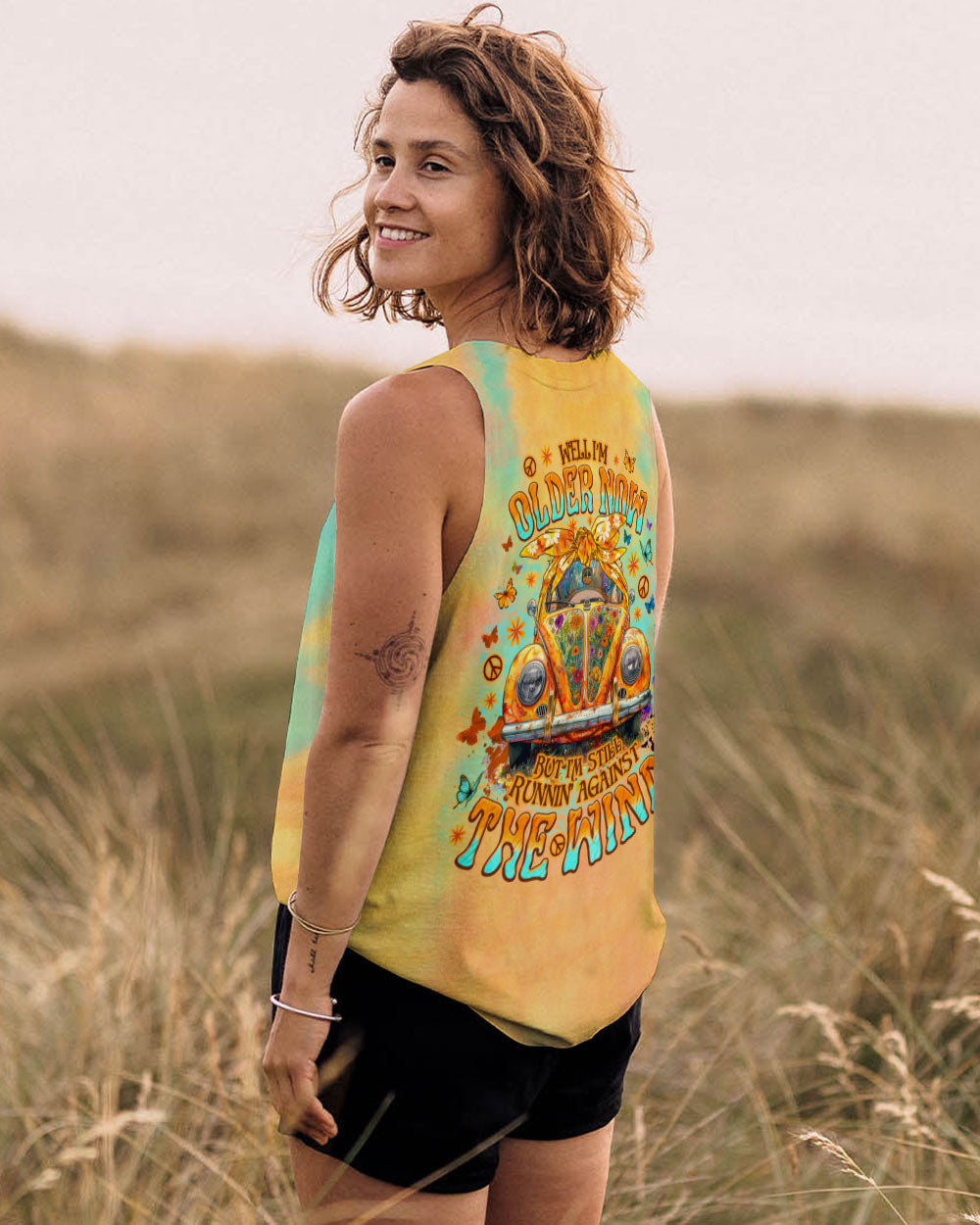 Older Now But Im Still Runnin_E2_80_99 Against the Wind Tie Dye Vintage Car AOP Shirts _7_ JLkeM