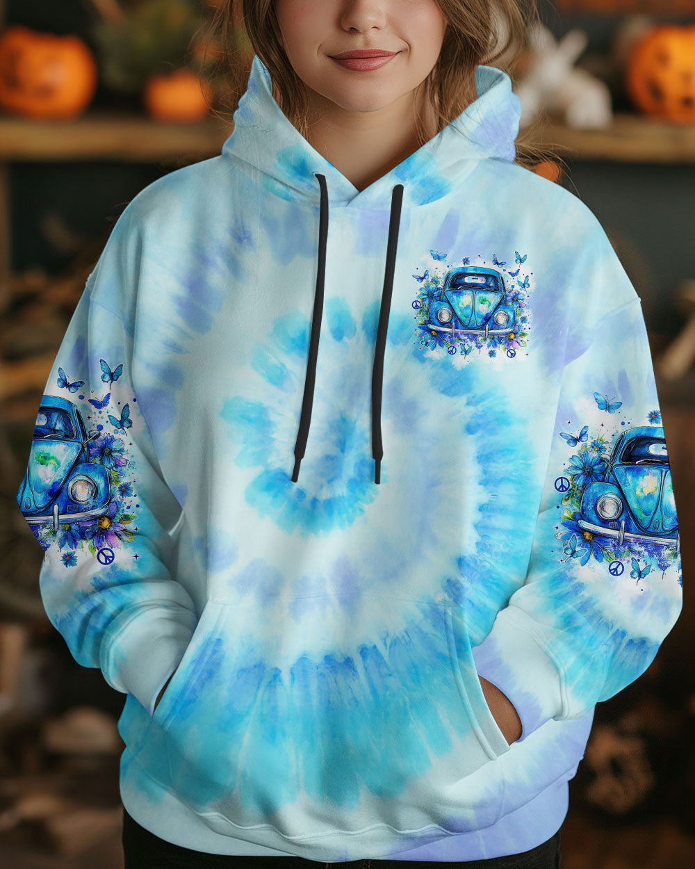 Older Now But Im Still Running Against The Wind Blue Tie Dye Retro Car AOP Shirts _13_ thj69