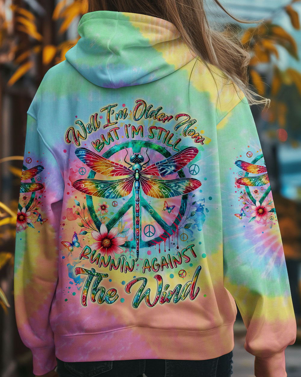 Older Now But Im Still Running Against The Wind Tie Dye Colorful Dragonfly AOP Shirts _2_ DaDdo