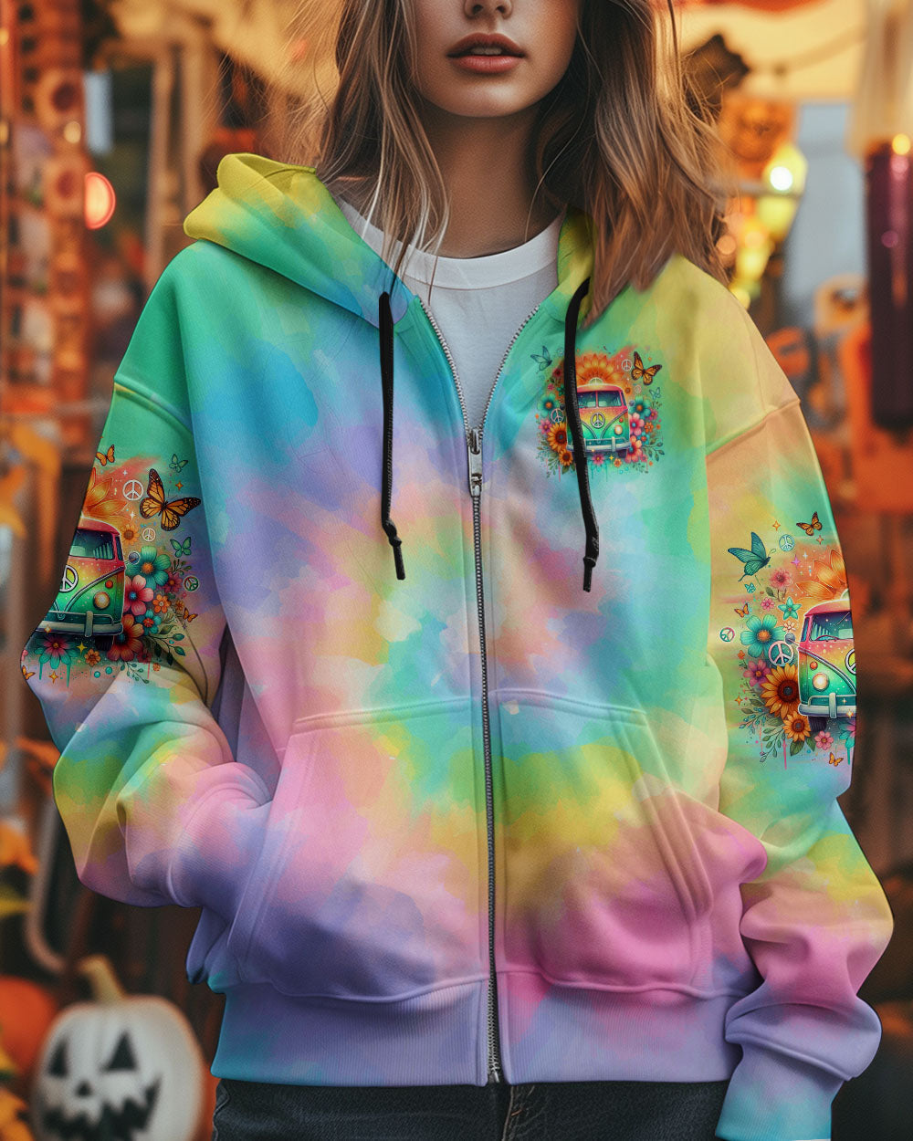 Older Now But Im Still Running Against The Wind Tie Dye Hippie Bus AOP Shirts _4_ NQCWp