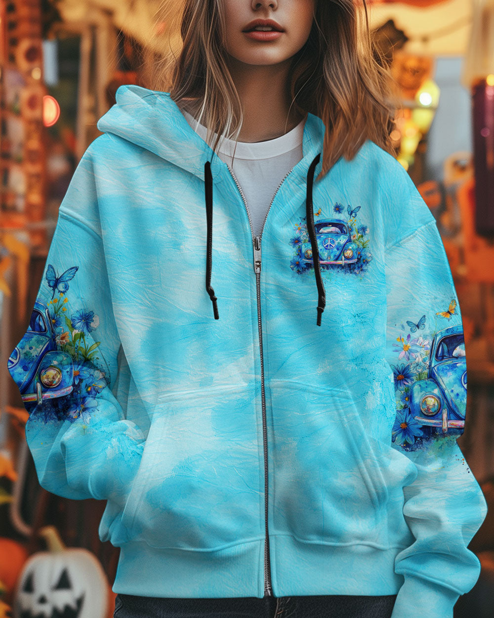 Older Now But Im Still Running Against The Wind Watercolor Blue VW Beetle AOP Shirts _4_ Ewe4g