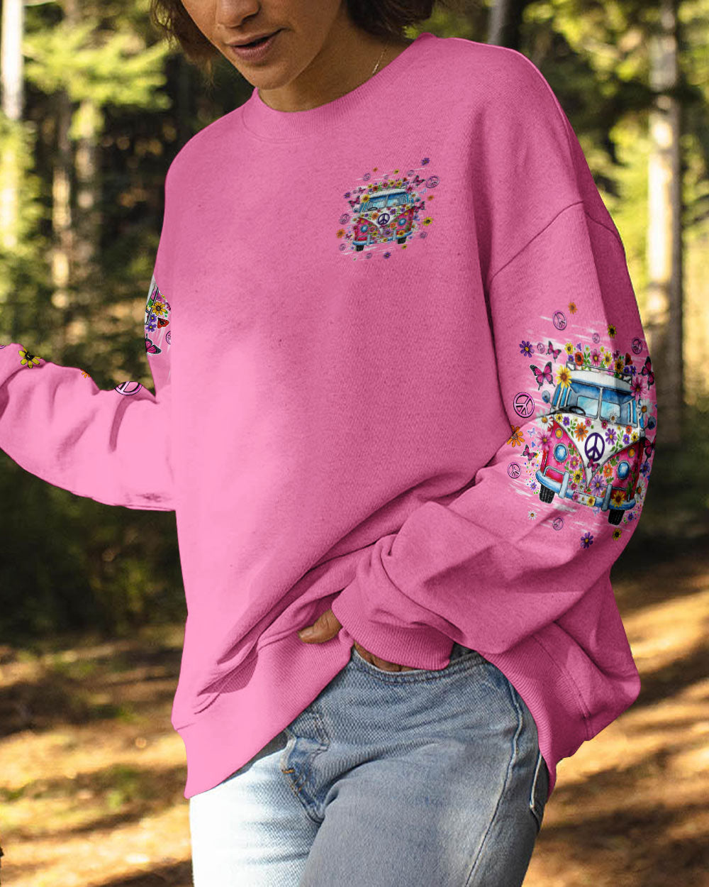 Older Now But Im Still Running Against the Wind Hippie Van Retro AOP Shirts _2_ maIfH