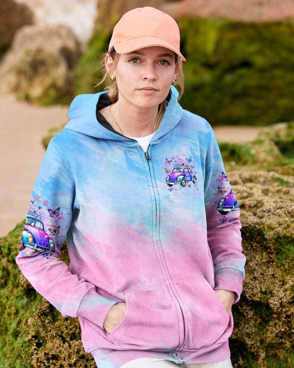 Older Now But Im Still Running Against the Wind Tie Dye Hippie Car AOP Shirts _4_ QABNz