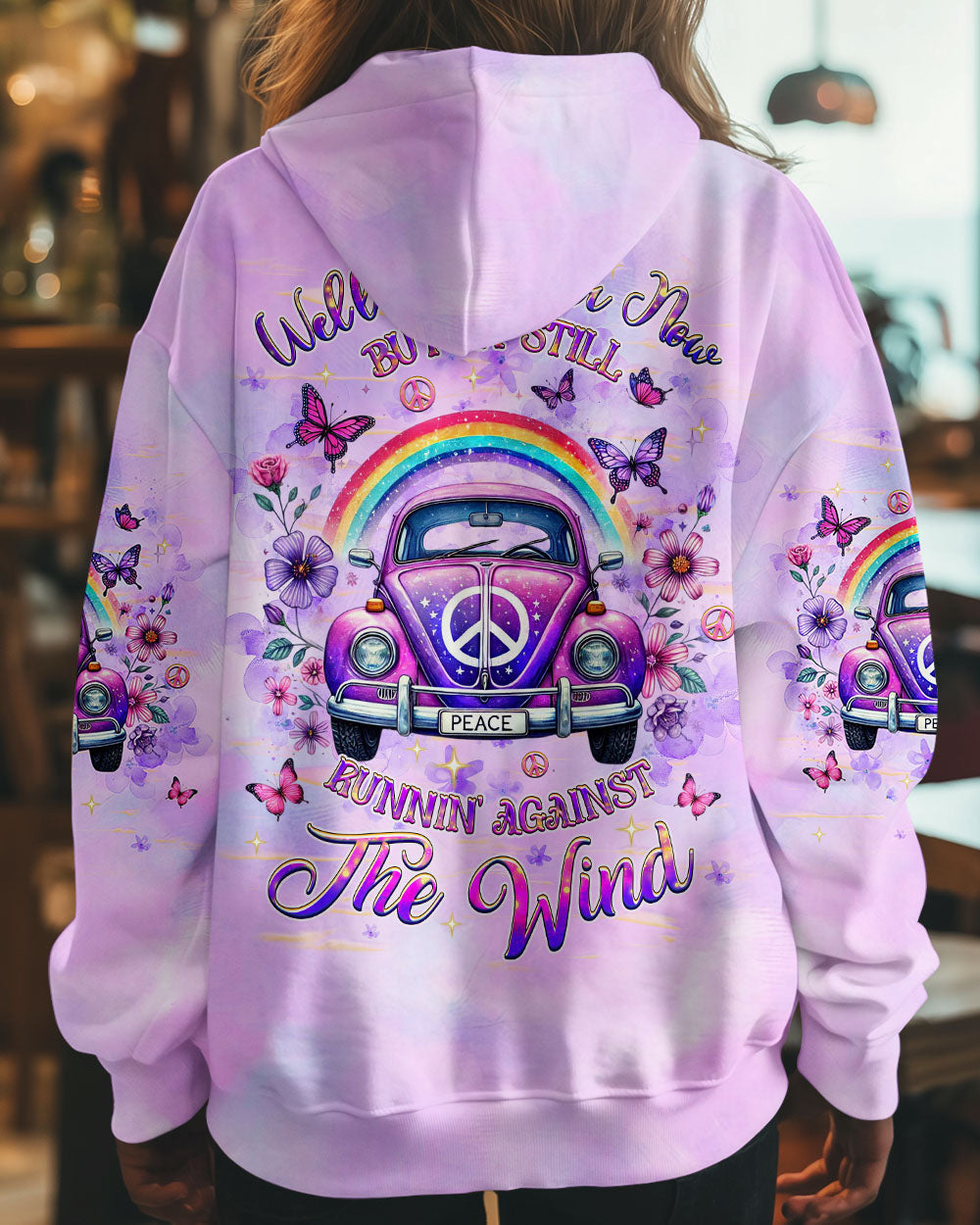 Older Now But Im Still Running Against the Wind Tie Dye Peace VW Bug AOP Shirts _9_ gT1IV