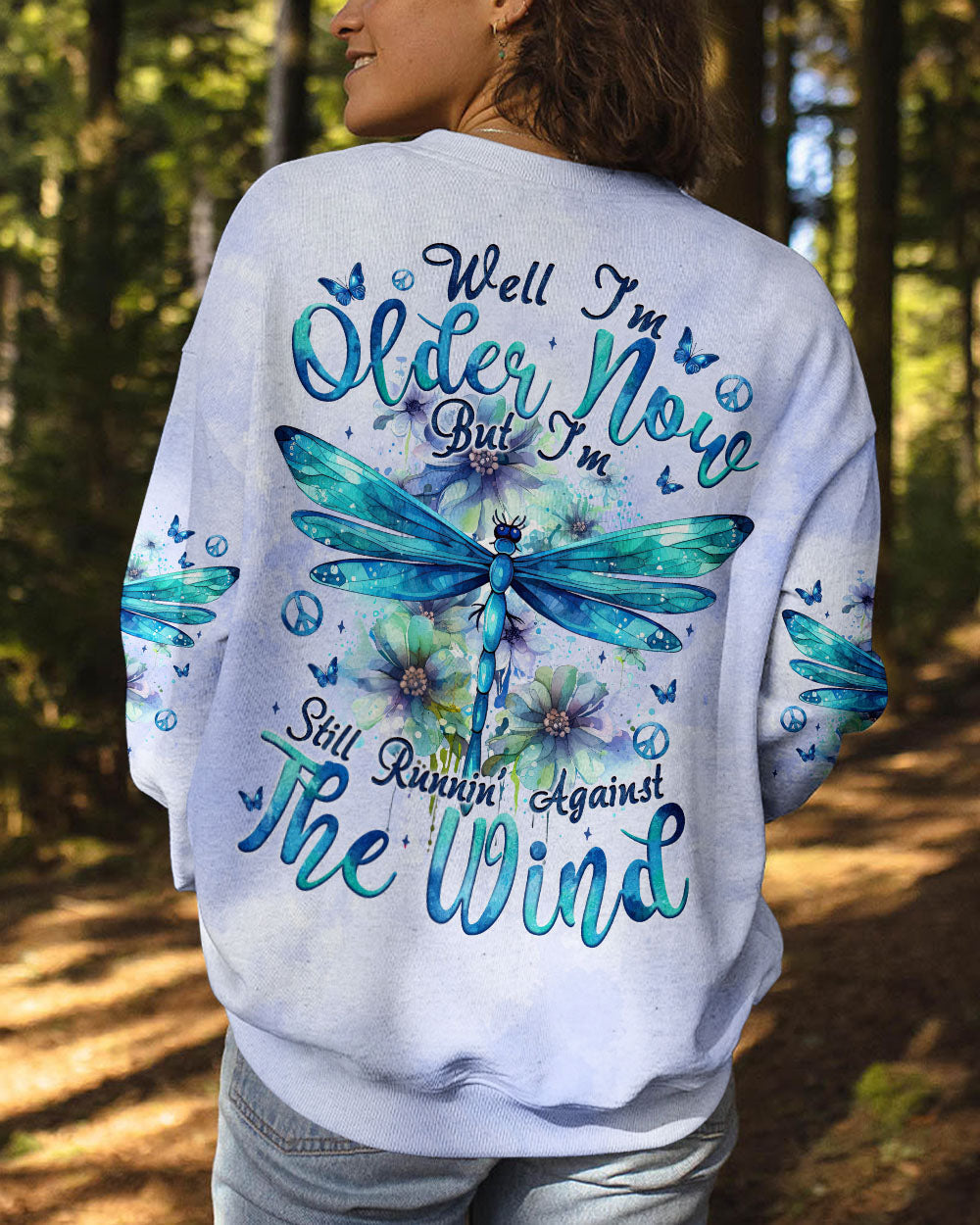 Older Now But Still Runnin Against the Wind Blue Dragonfly Floral AOP Shirts _3_ JASCc