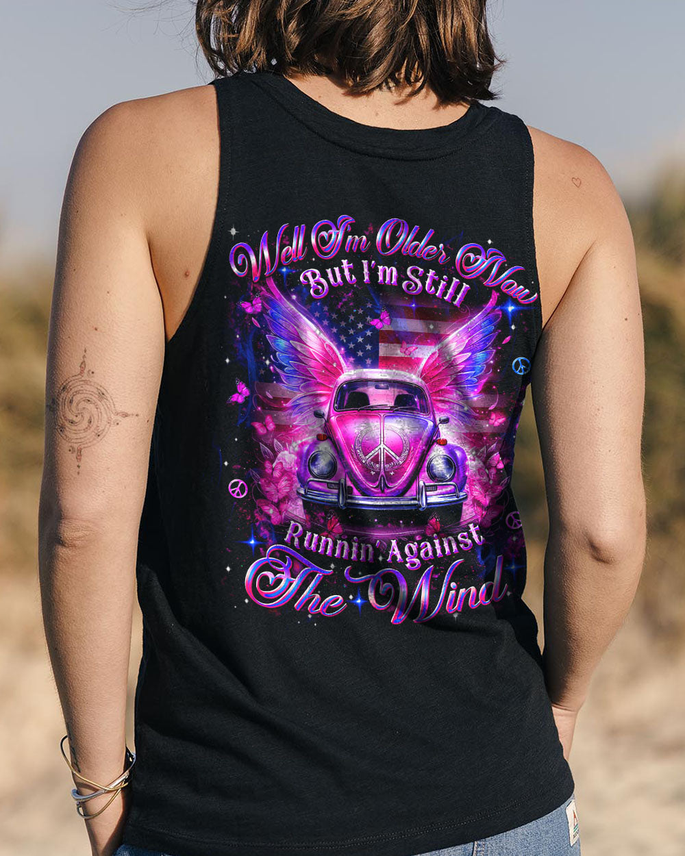 Older Now But Still Running Against The Wind Pink VW Bug with Wings AOP Shirts _7_ ZLXdJ