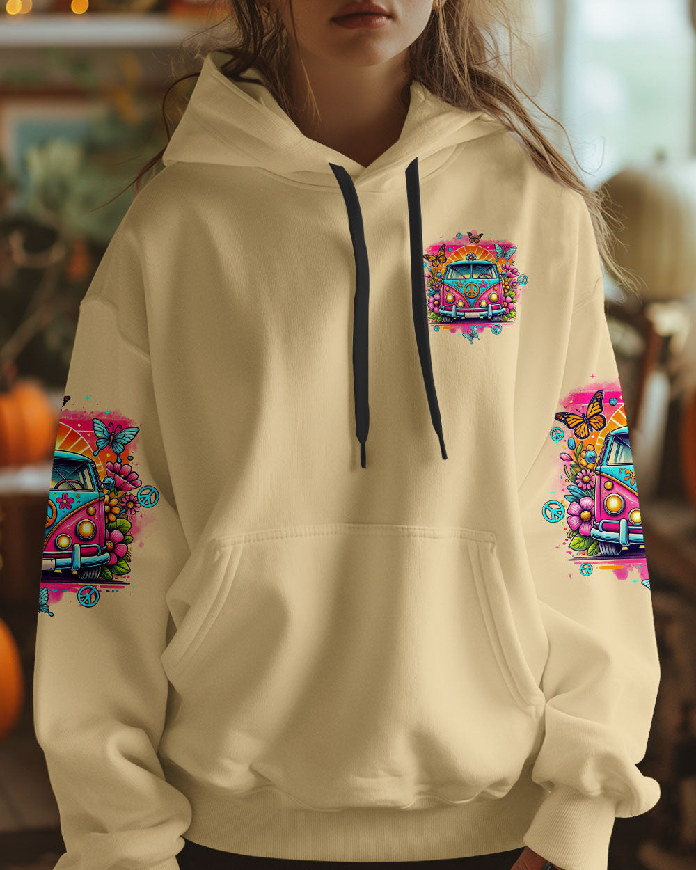 Older Now Runnin Against the Wind Retro Hippie Peace Van AOP Shirts _14_ xZHCW