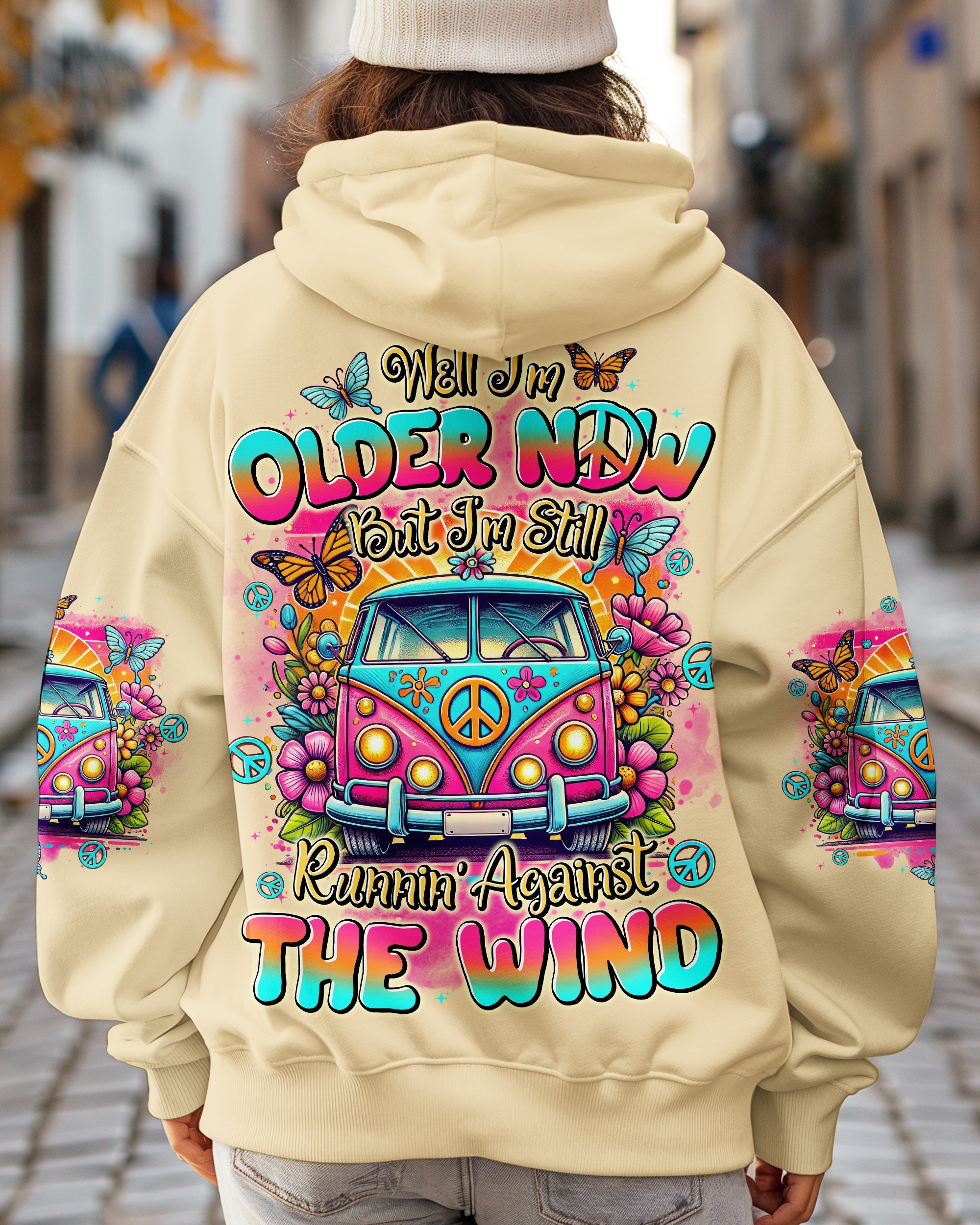 Older Now Runnin Against the Wind Retro Hippie Peace Van AOP Shirts _1_ 798T4