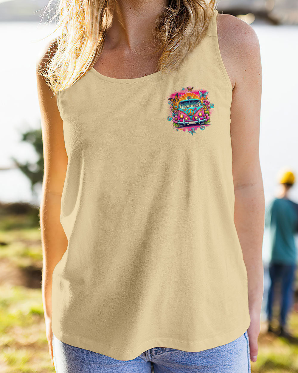 Older Now Runnin Against the Wind Retro Hippie Peace Van AOP Shirts _6_ DDg9y