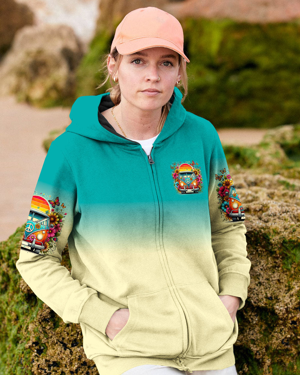 Older Now Runnin Against the Wind Retro Hippie Van Graphic AOP Shirts _11_ LR5yF