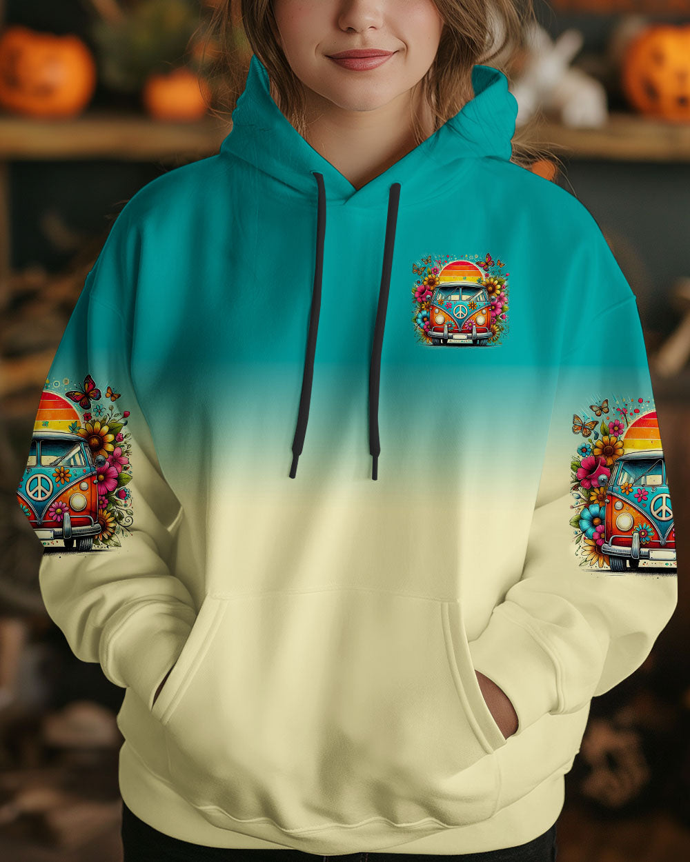 Older Now Runnin Against the Wind Retro Hippie Van Graphic AOP Shirts _7_ pGH4J