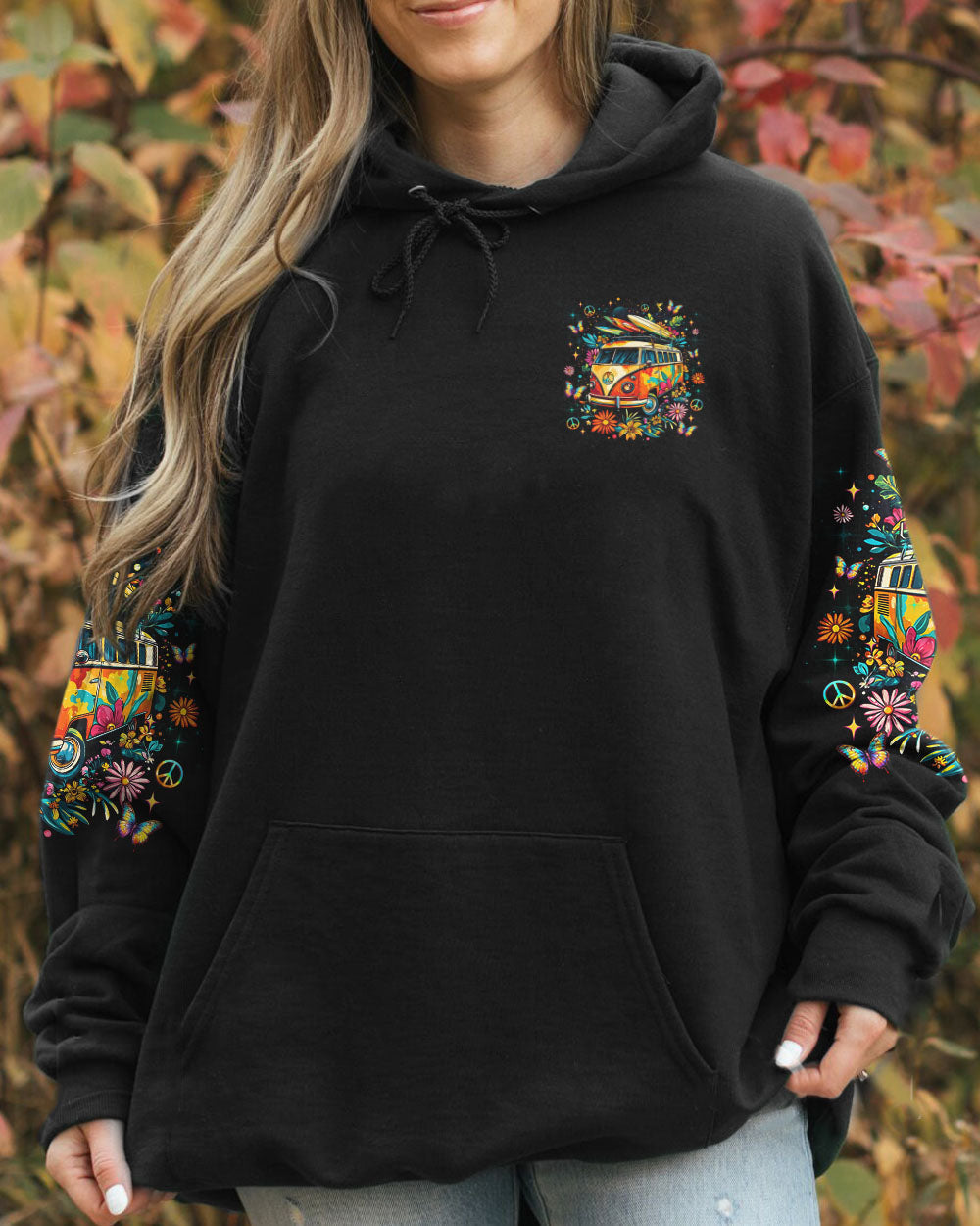 Older Now Runnin_E2_80_99 Against the Wind Flower Vintaege Hippie Van AOP Shirts _7_ ZfqzG