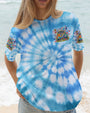 Older Now Running Against the Wind Tie Dye VW Peace Colorful Flower Power Design AOP Shirts _16_ 26PWZ