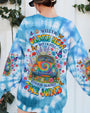 Older Now Running Against the Wind Tie Dye VW Peace Colorful Flower Power Design AOP Shirts _7_ 37KBH