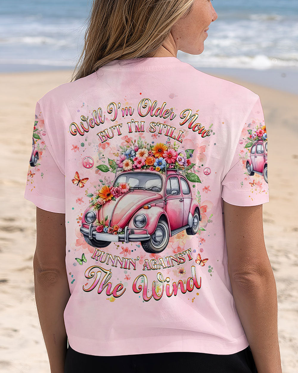 Older Now Still Runnin Against The Wind Floral Retro Car Hippie AOP Shirts _13_ UIJX1