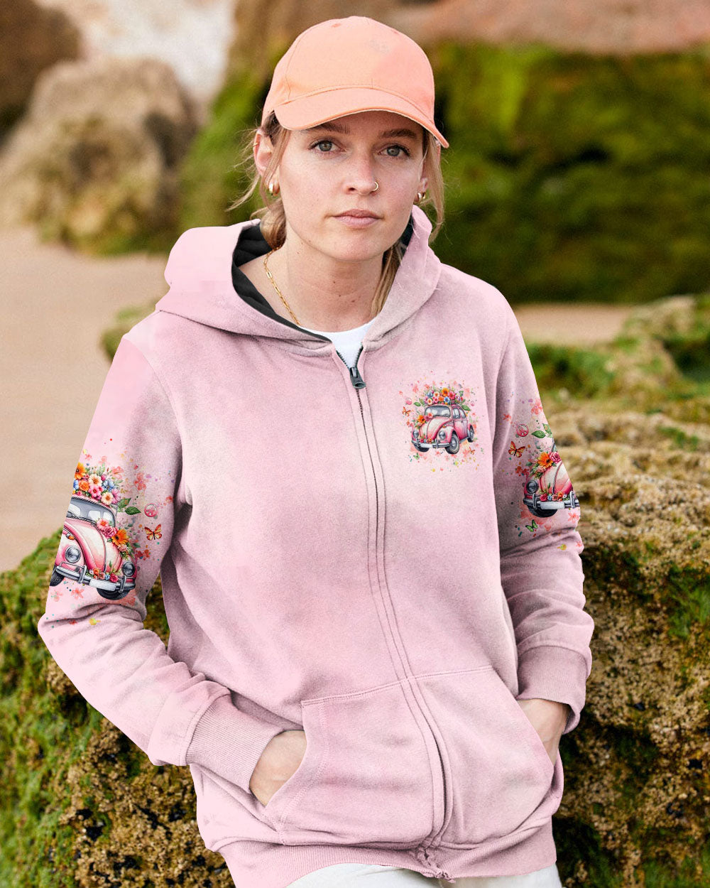 Older Now Still Runnin Against The Wind Floral Retro Car Hippie AOP Shirts _4_ bW43y