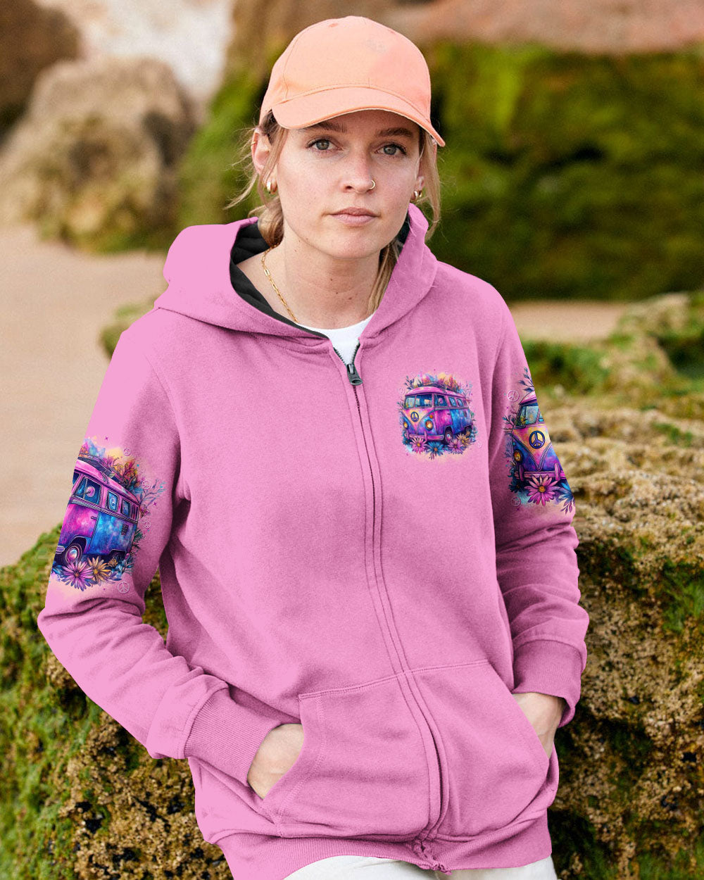 Older Now Still Runnin Against The Wind Retro Floral Van Hippie AOP Shirts _11_ Fmxk6