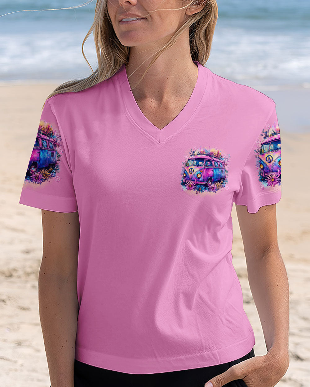 Older Now Still Runnin Against The Wind Retro Floral Van Hippie AOP Shirts _5_ 4HmEP