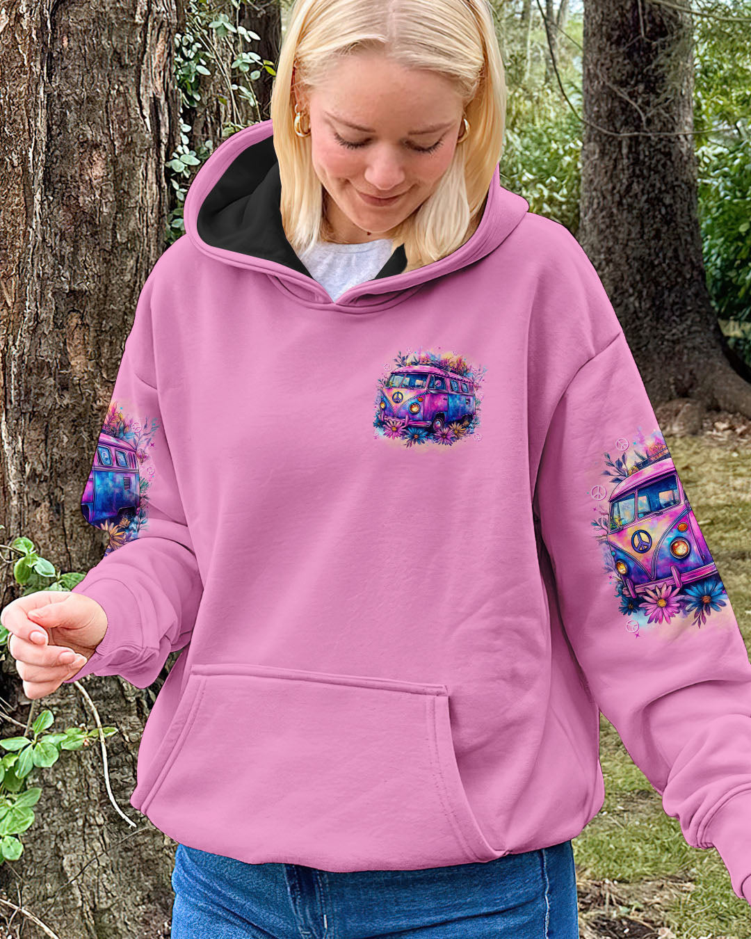 Older Now Still Runnin Against The Wind Retro Floral Van Hippie AOP Shirts _7_ RKdl1