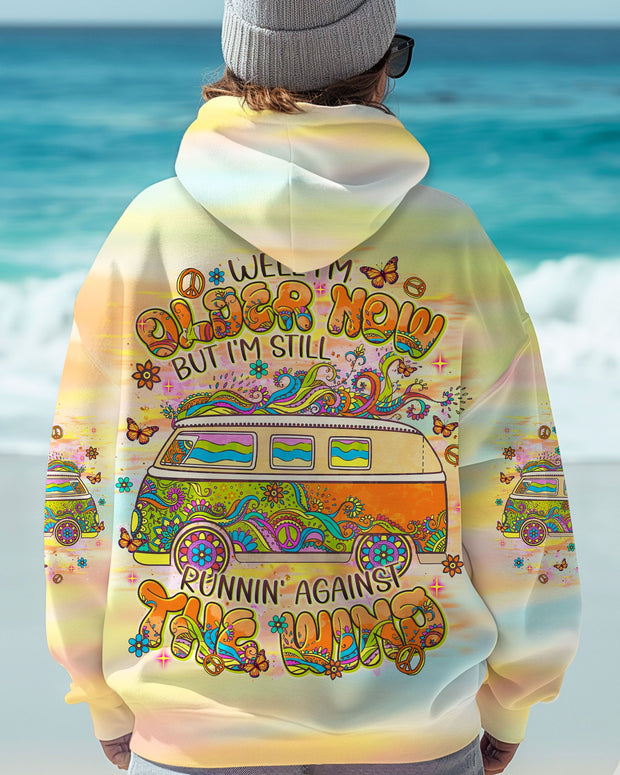 Older Now Still Runnin Against The Wind - Tie Dye Vintage Van - AOP Shirts