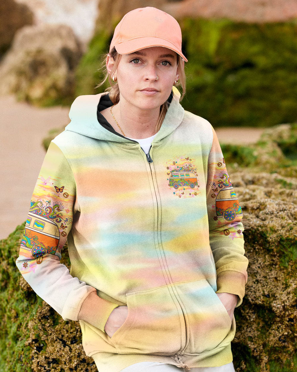 Older Now Still Runnin Against The Wind Tie Dye Vintage Van AOP Shirts _4_ cMr5C