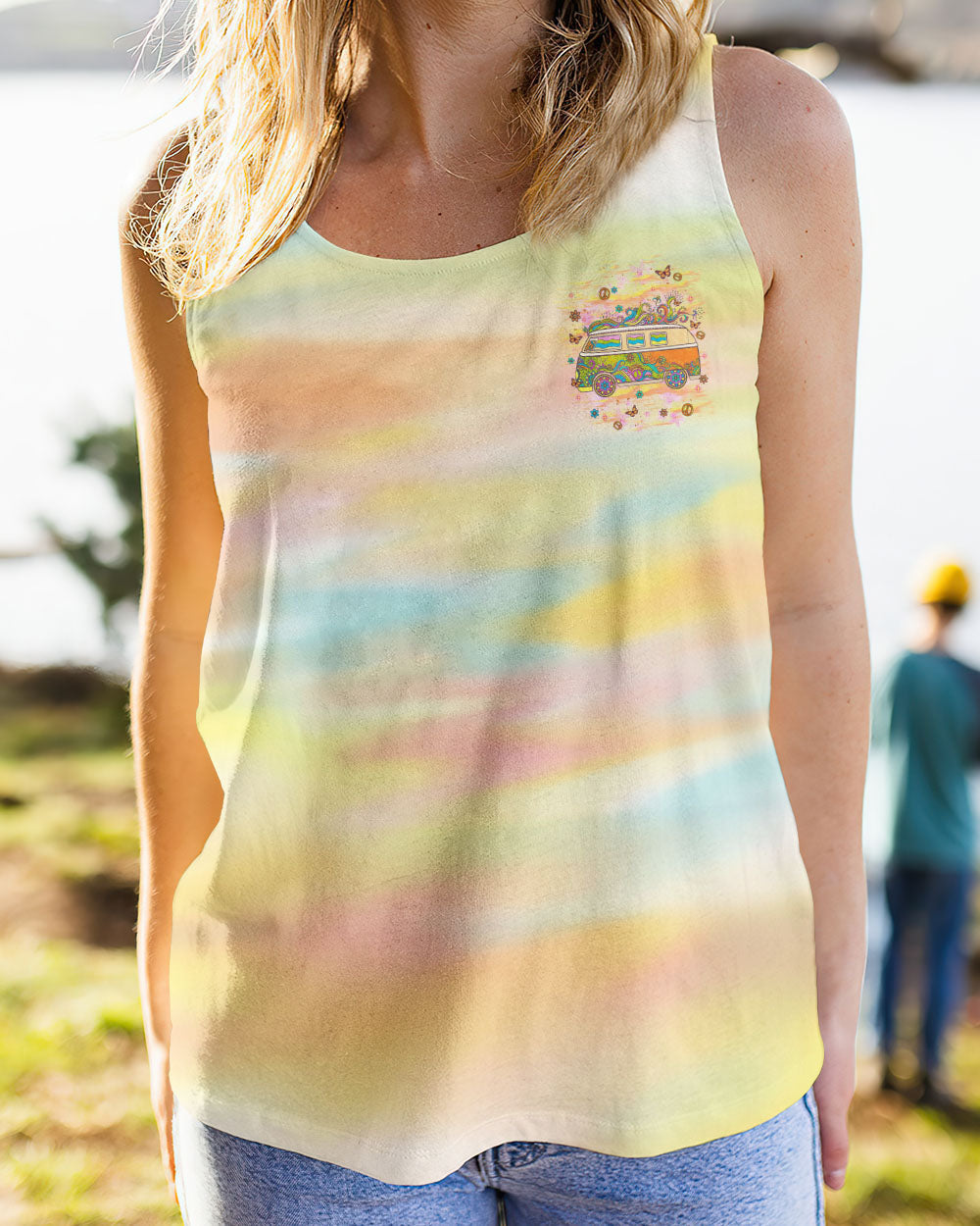 Older Now Still Runnin Against The Wind Tie Dye Vintage Van AOP Shirts _6_ zYHar