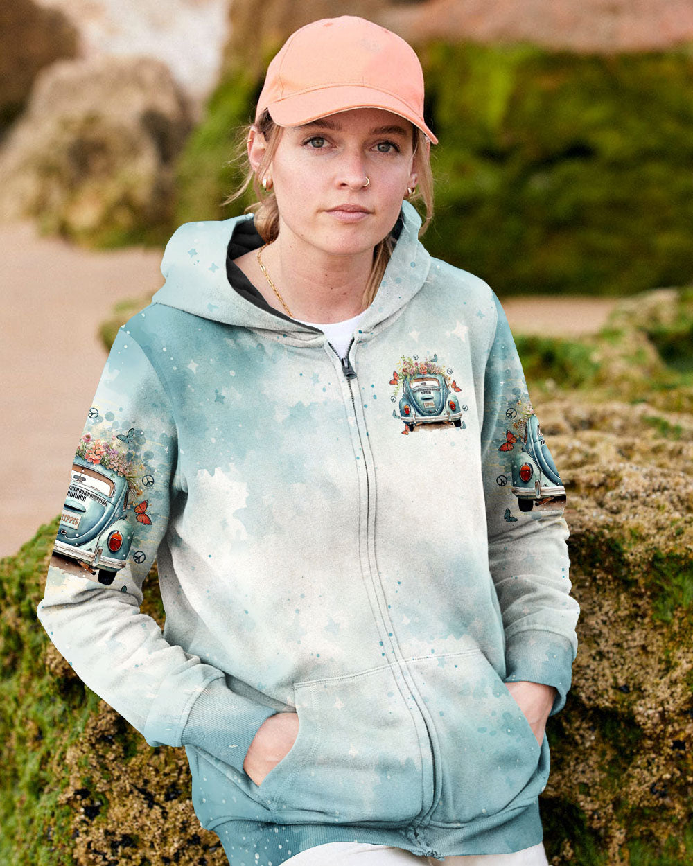 Older Now Still Runnin Against the Wind Blue VW Hippie Van AOP Shirts _10_ oMOkf