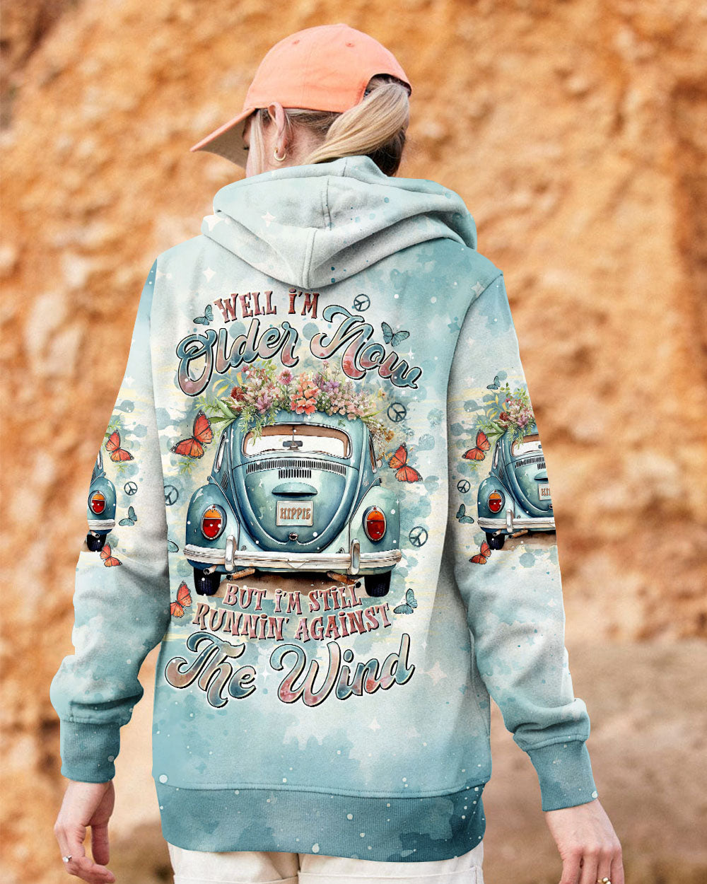 Older Now Still Runnin Against the Wind Blue VW Hippie Van AOP Shirts _11_ AtsLf