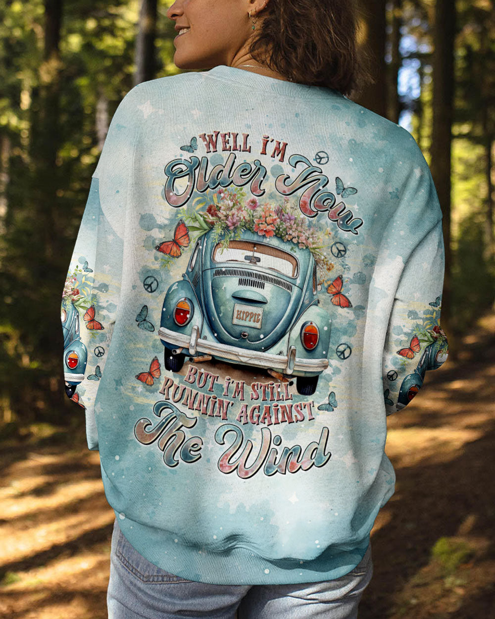 Older Now Still Runnin Against the Wind Blue VW Hippie Van AOP Shirts _9_ 4oJy3