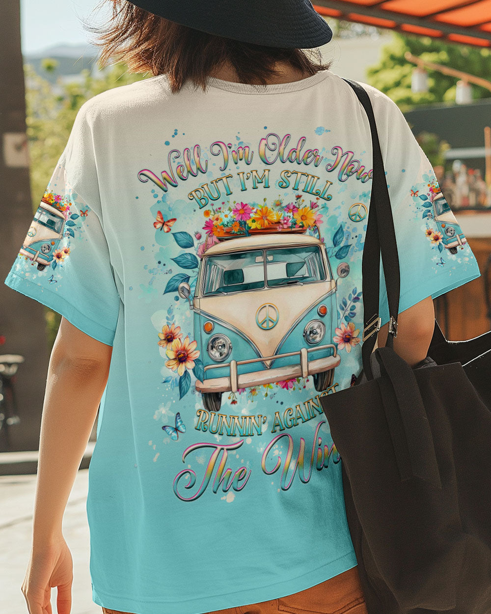 Older Now Still Runnin Against the Wind Retro Flowers Hippie Van AOP Shirts _12_ FROPx