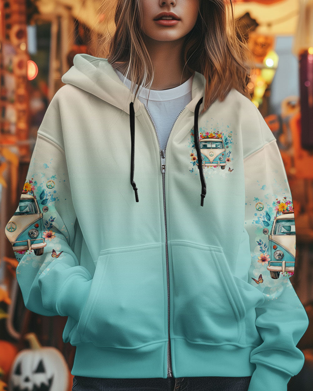 Older Now Still Runnin Against the Wind Retro Flowers Hippie Van AOP Shirts _4_ MrlL6