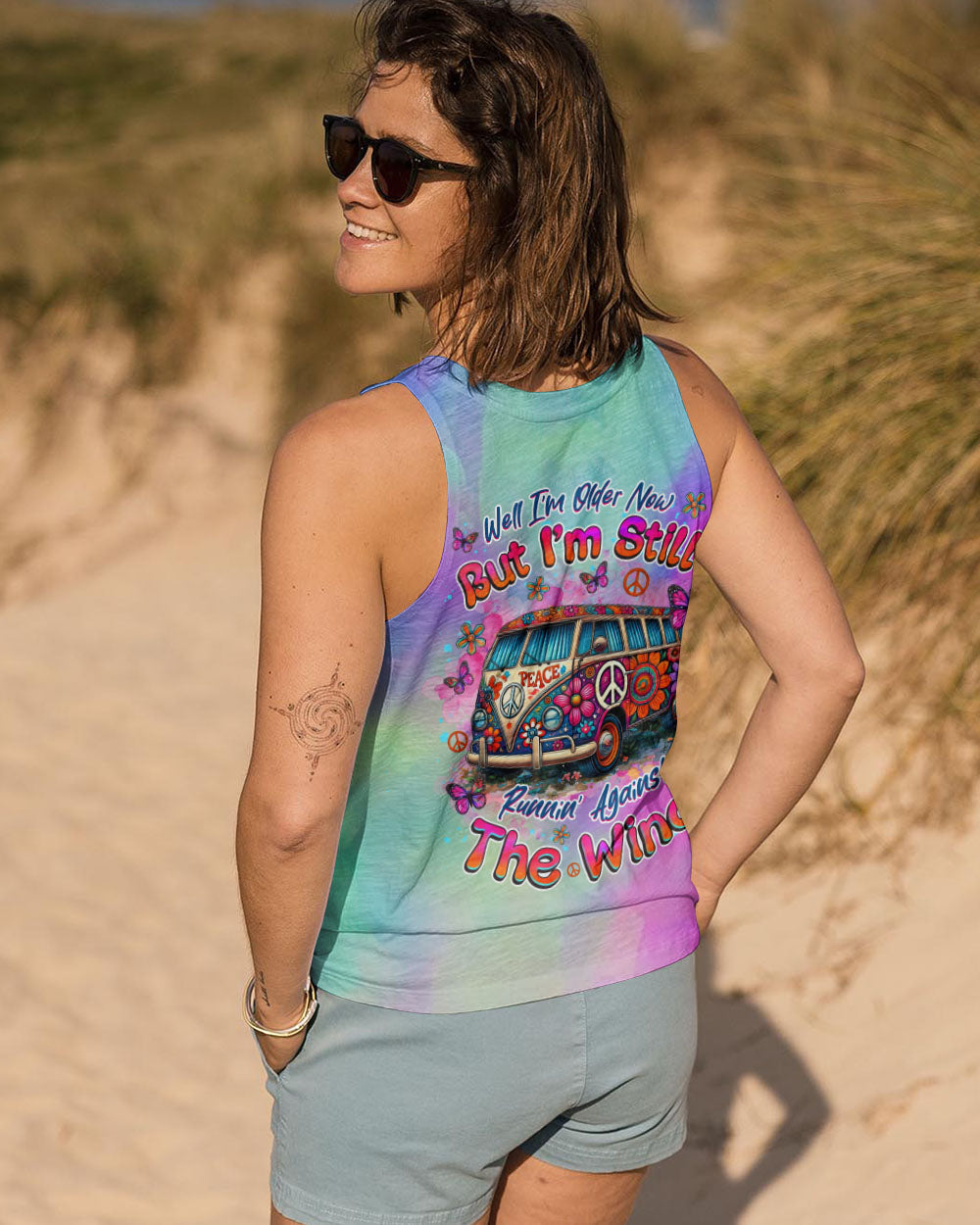 Older Now Still Runnin Against the Wind Tie Dye Peace Van AOP Shirts _6_ AT2Ho