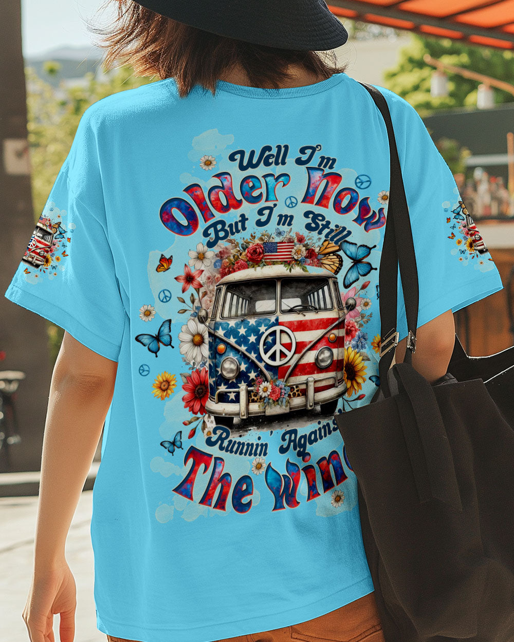 Older Now Still Runnin Against the Wind USA Flag Peace Van AOP Shirts _3_ RFNkz