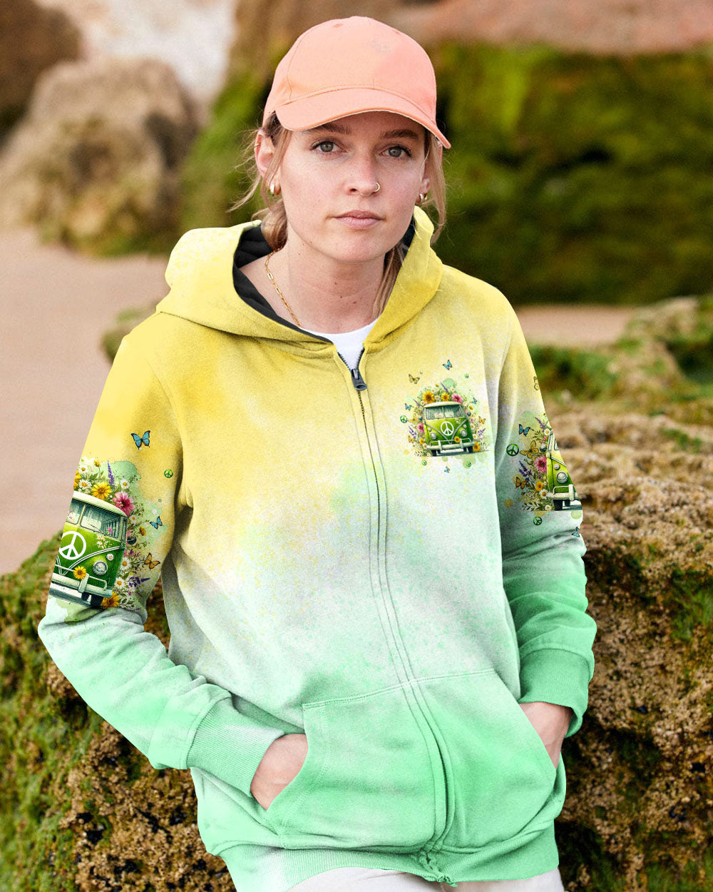 Older Now Still Runnin Older Now Still Runnin Green VW Bus AOP Shirts _11_ G7FSV