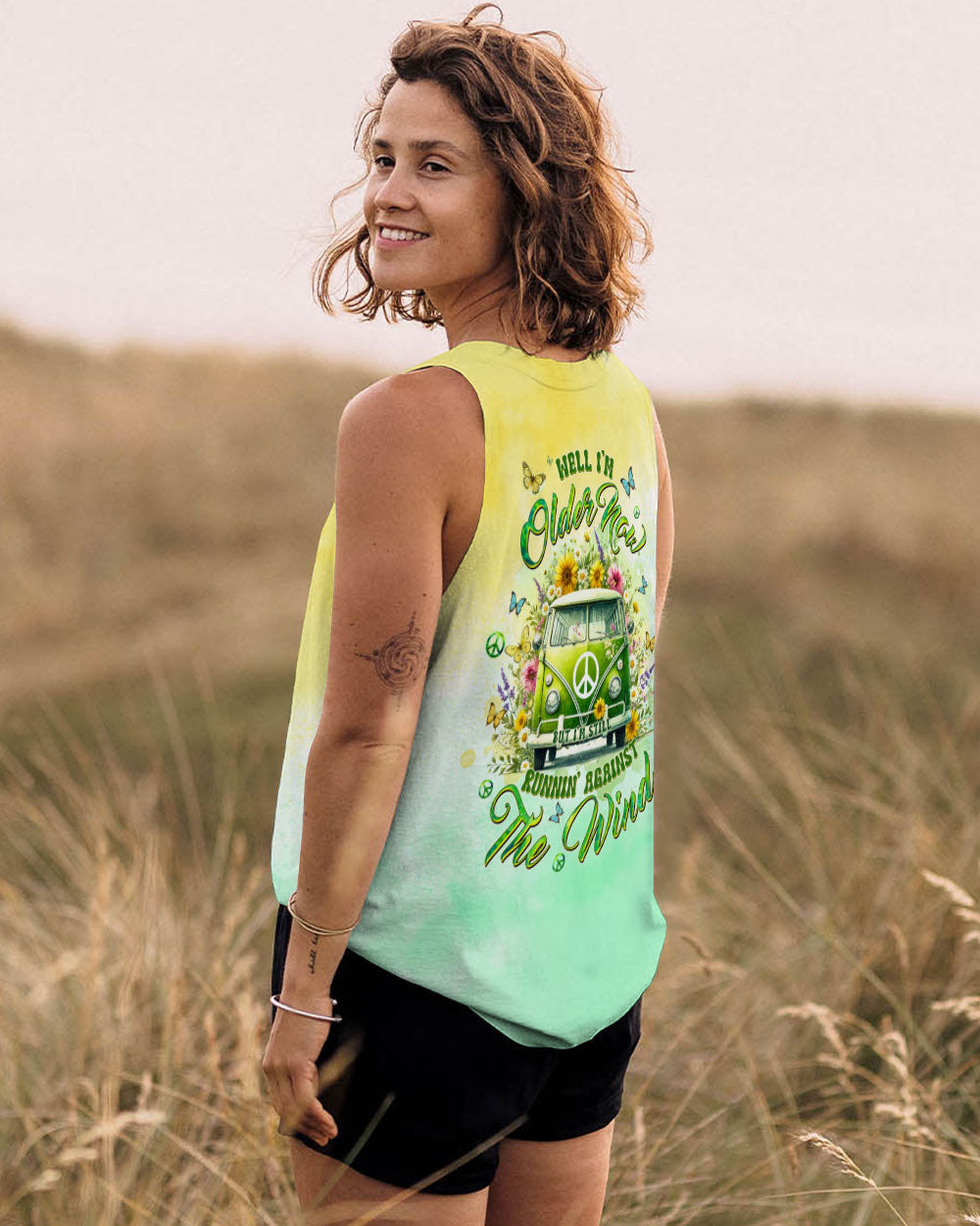 Older Now Still Runnin Older Now Still Runnin Green VW Bus AOP Shirts _14_ WGRec