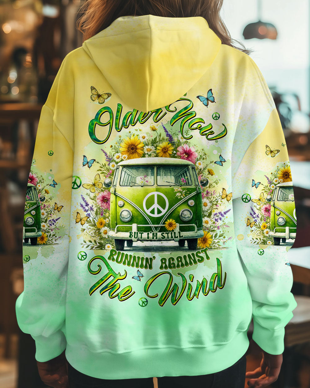 Older Now Still Runnin Older Now Still Runnin Green VW Bus AOP Shirts _1_ v4FC6