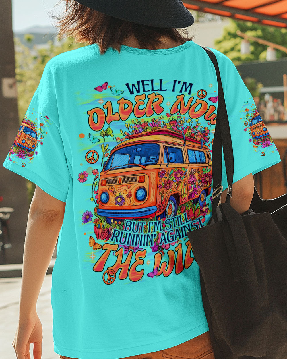 Older Now Still Runnin_E2_80_99 Against the Wind Colorful Peace Bus Graphic AOP Shirts _6_ GEysj