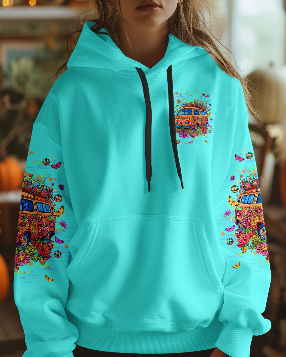 Older Now Still Runnin_E2_80_99 Against the Wind Colorful Peace Bus Graphic AOP Shirts _7_ fxPBD