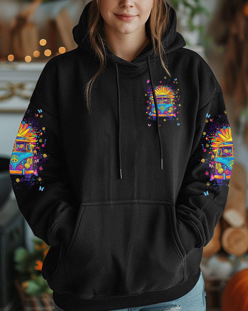 Older Now Still Running Against the Wind Trippy Hippie Van AOP Shirts _13_ fZWf4