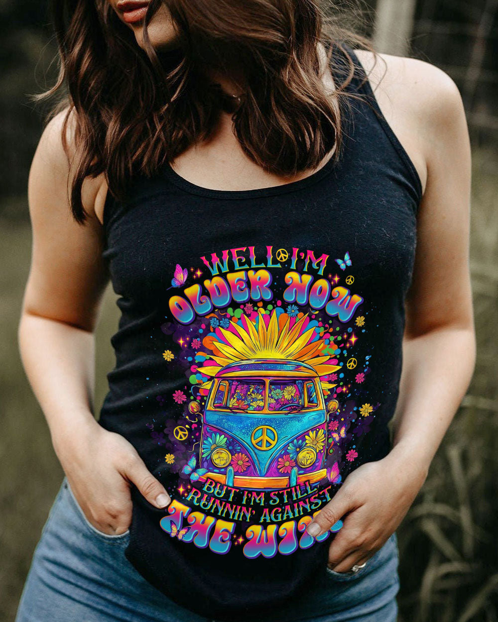 Older Now Still Running Against the Wind Trippy Hippie Van AOP Shirts _5_ OtftV