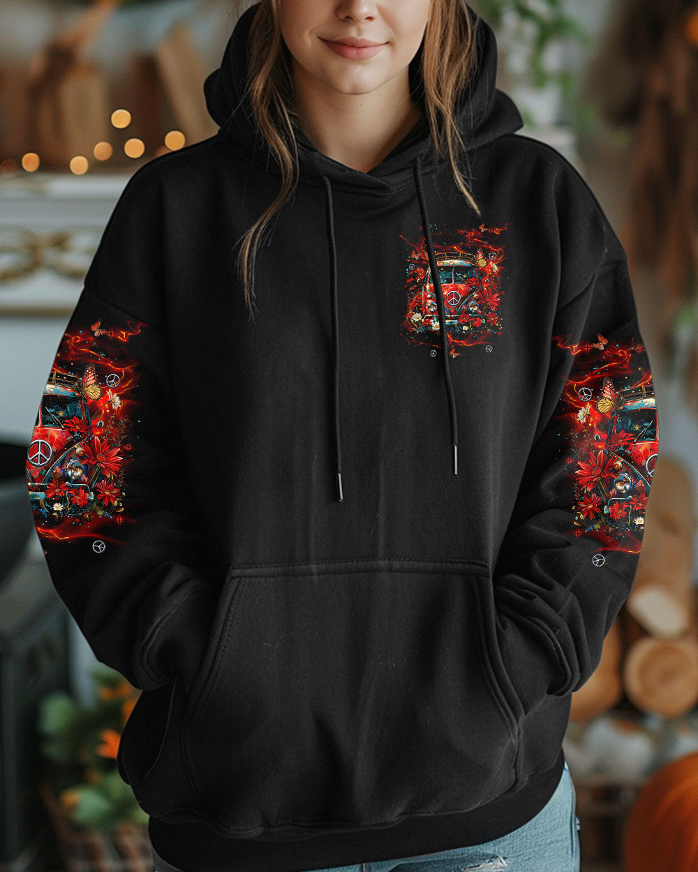 Older Now but Im still Runnin Against the Wind Retro Van Peace Hippie Style AOP Shirts _13_ pR1aJ