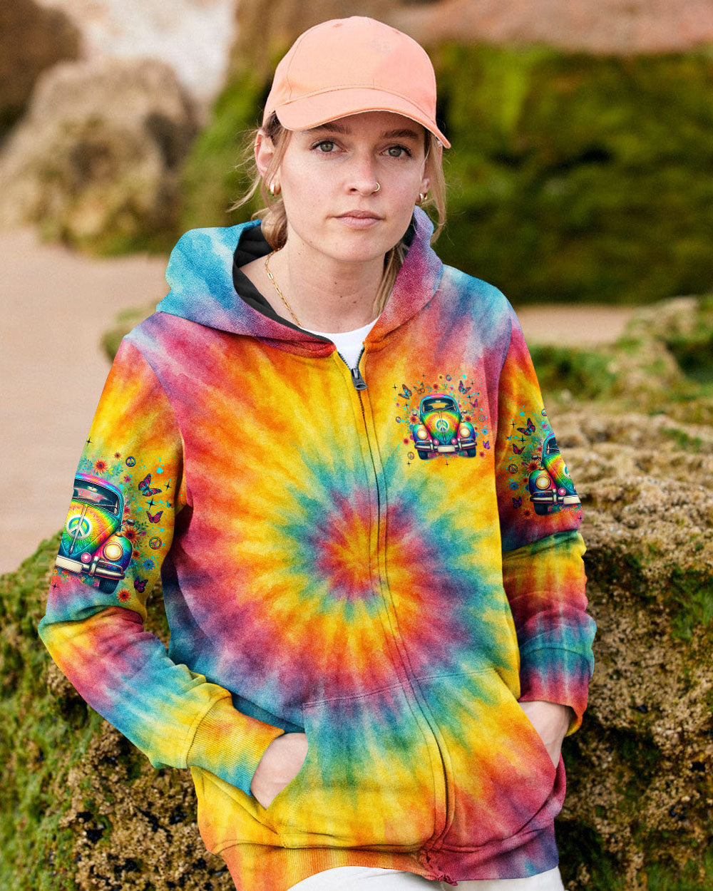 Older Now but Im still Runnin Against the Wind Tie Dye Vintage Car AOP Shirts _8_ 8mjOh