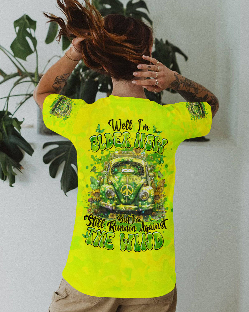 Older Now but Still Runnin Against the Wind Hippie Peace Van AOP Shirts _1_ XgSpo