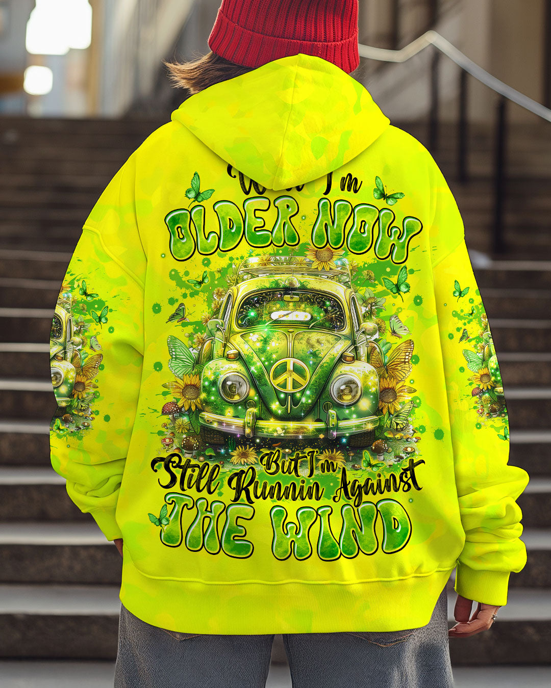 Older Now but Still Runnin Against the Wind Hippie Peace Van AOP Shirts _5_ QfFDy