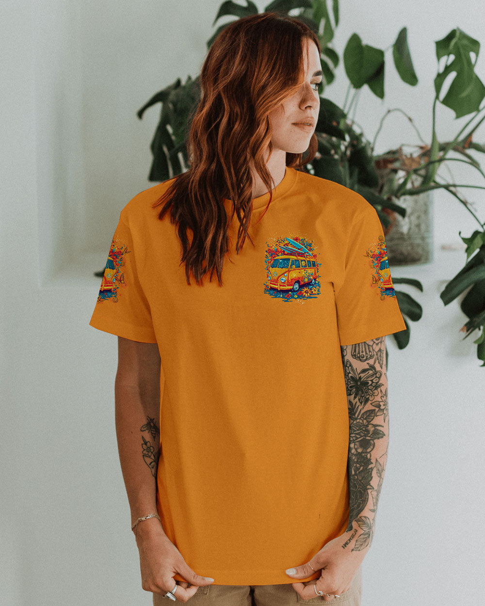 Older Now but Still Runnin Against the Wind Hippie Retro Van Boho Graphic AOP Shirts _11_ 7PiyA